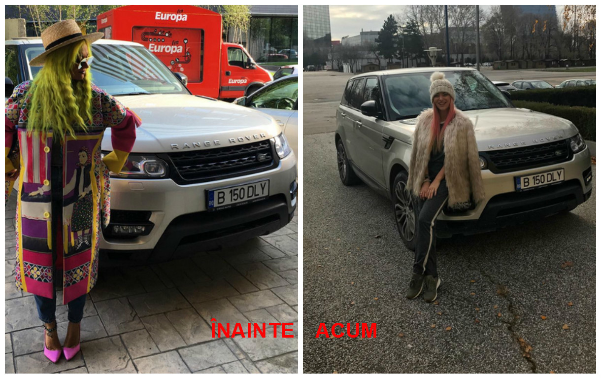 Delia şi-a schimbat maşina, vedeta a optat pentru aceeaşi marcă, de culoare aurie.