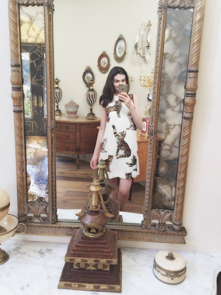 Monica Gabor a făcut o pasiune pentru pisici.