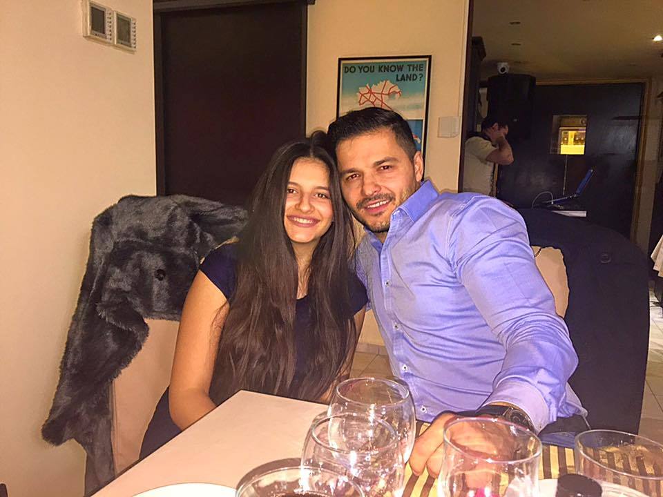 Liviu Vârciu, împreună cu fiica lui, Carmina