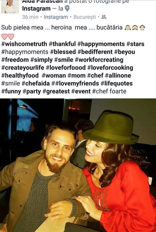 Chef Foa, împreună cu Aida Parascan
