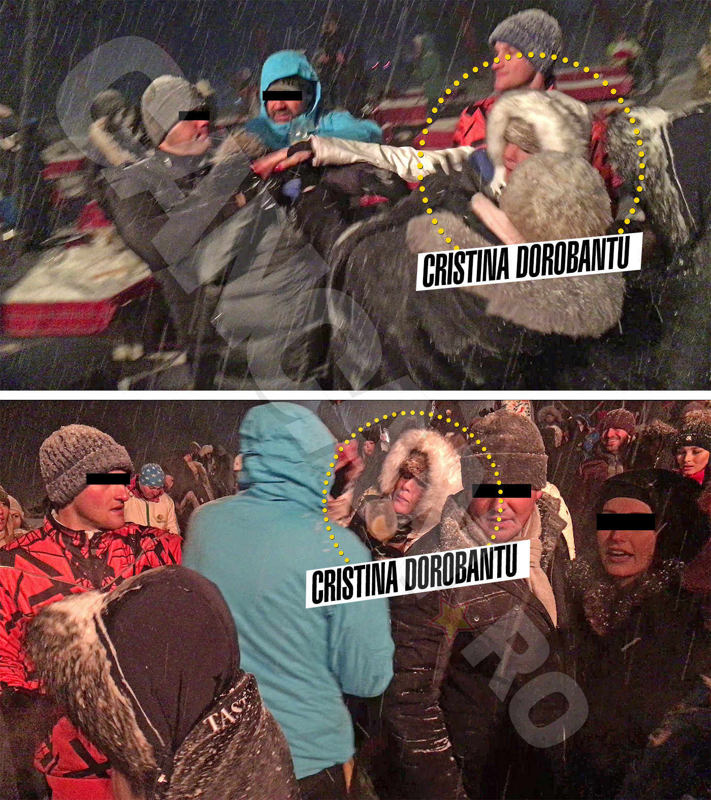 Cristina Dorobanţu şi-a pierdut cumpătul şi a lovit o ''glumeaţă'' beată.