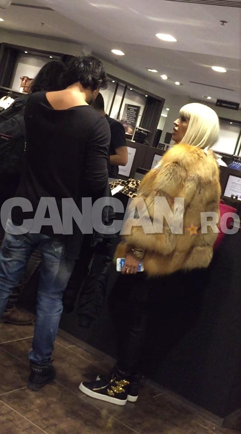 Raluca Bădulescu, la shopping cu soţul