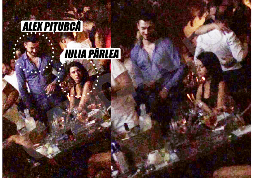 Piti Jr şi Iulia Pârlea, la începutul relaţiei lor.