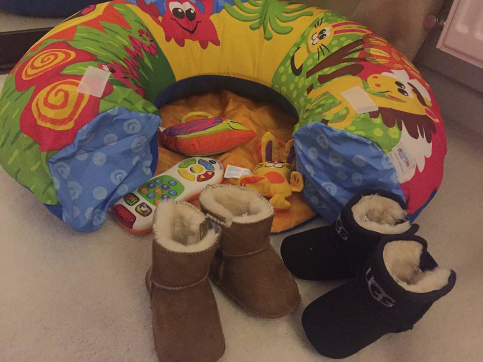 Cadourile primite de fiul lui Cristi Borcea şi al Valentinei Pelinel de la Moş Nicolaie