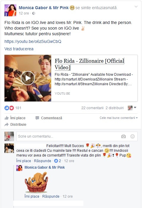 Postarea Monicăi Gabor care ironizeană tocmai fetele care stau cu bărbaţi pentru bani