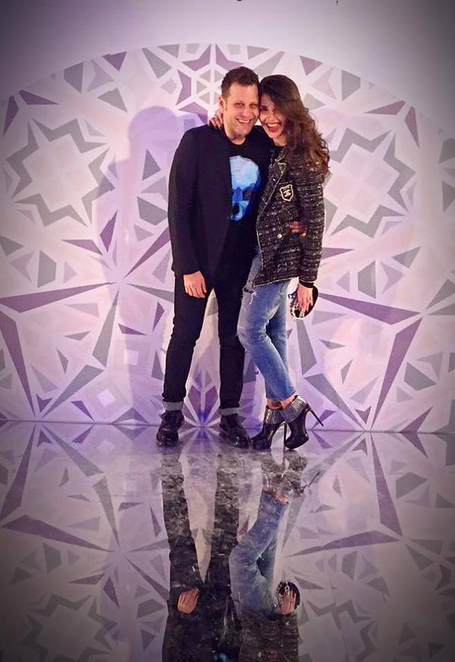 Alina Puşcaş şi tatăl celor doi copii ai săi, Mihai Stoenescu