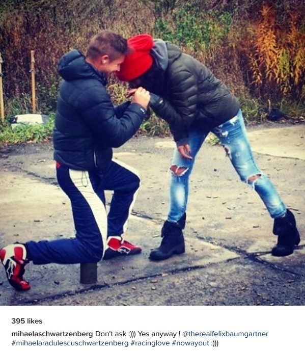 Mihaela Rădulescu, cerută în căsătorie de Felix Baumgartner