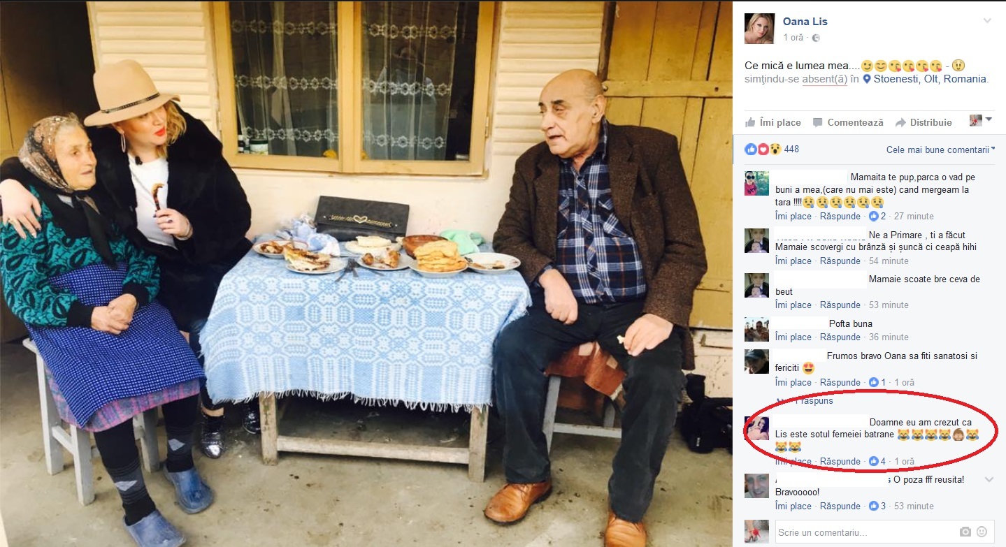 Oana Lis, imagine împreună cu bunica şi cu soţul ei, Viorel Lis