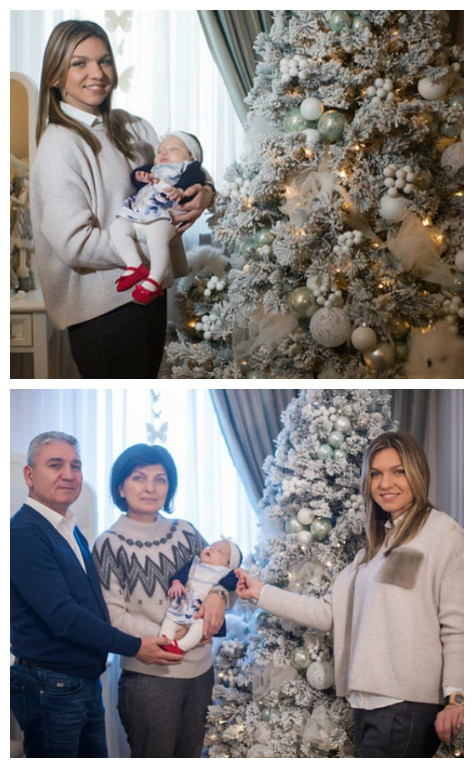Simona Halep a petrecut momente frumoase alături de familia ei.