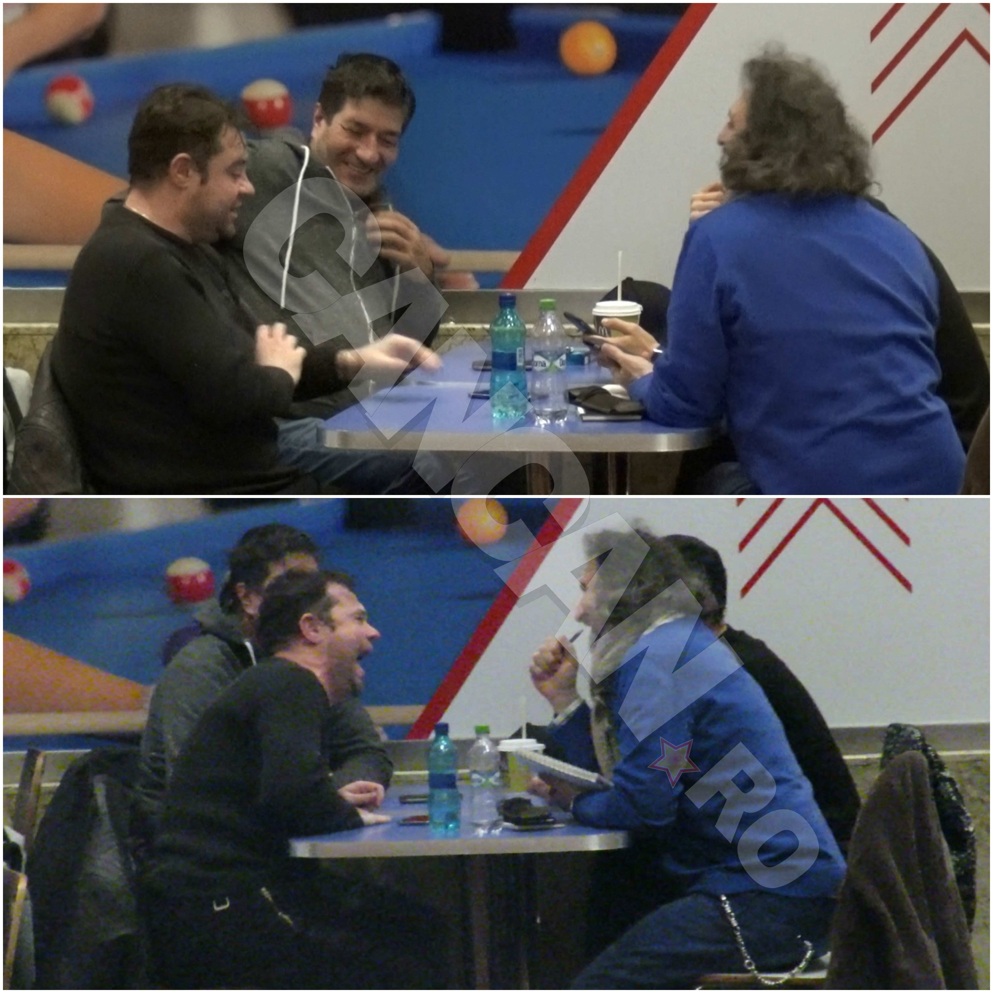 Andrei Duban, Radu Pietreanu şi alţi doi participanţi la proiect s-au amuzat copios în timpul întâlnirii pentru strategie