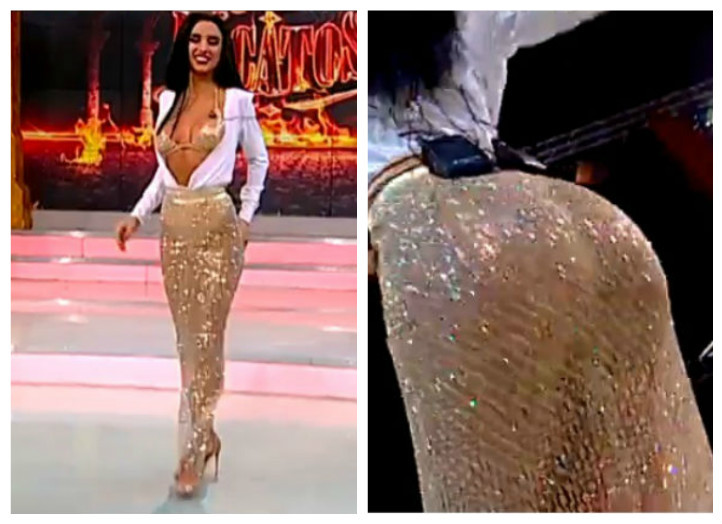 Daniela Crudu a făcut senzaţie cu ţinuta sa trasnparentă.