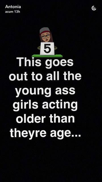 Antonia, mesaj pentru adolescenti