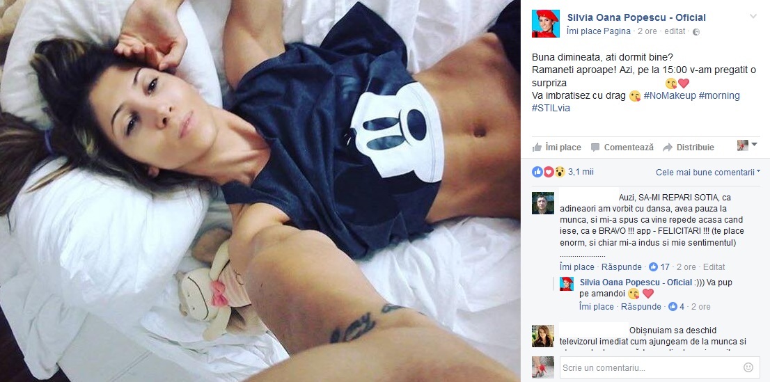 Silvia de la ”Bravo, ai stil” fără strop de machiaj