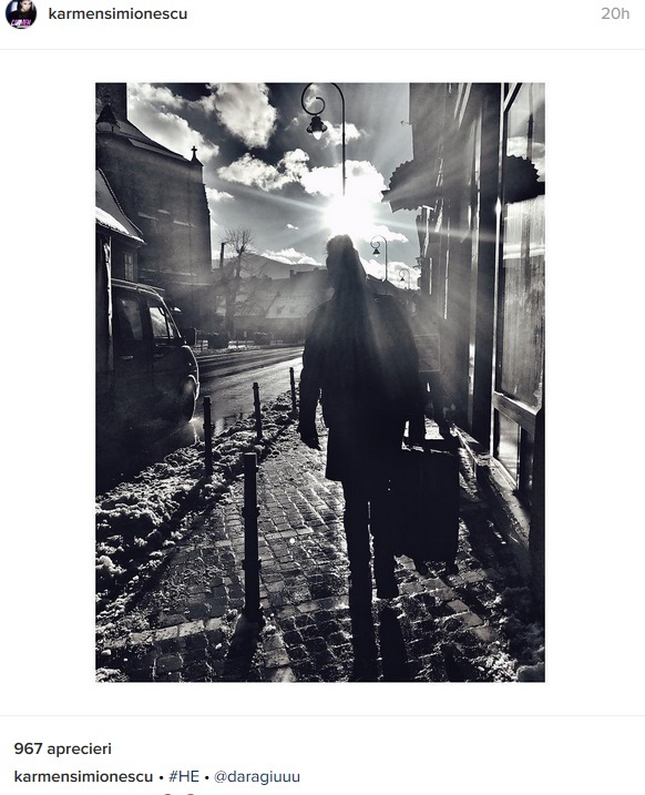 Carmen Minune l-a prezentat prietenilor virtuali pe iubitul ei, regizorul Bogdan Daragiu