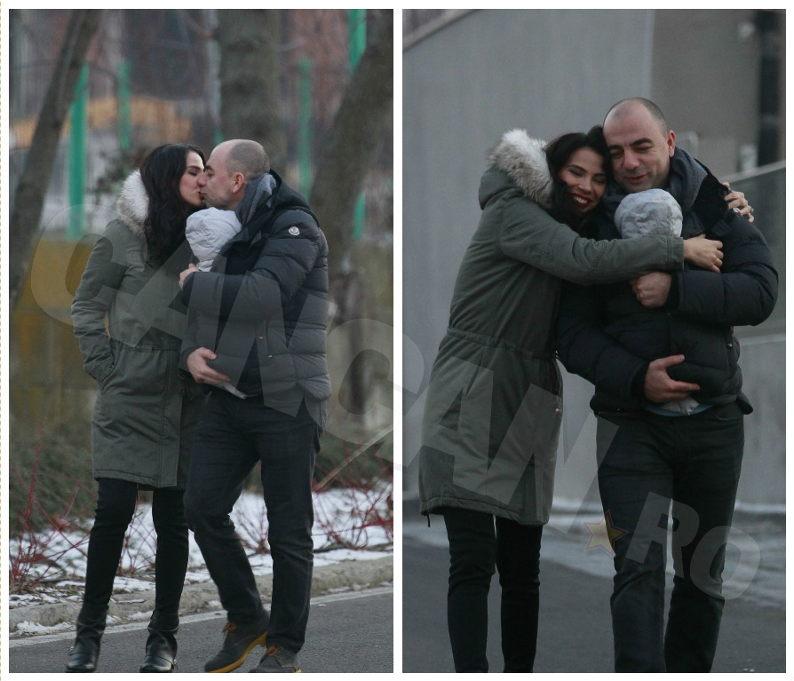 Irina Mohora şi soţul ei sunt foarte fericiţi alături de fiul lor.