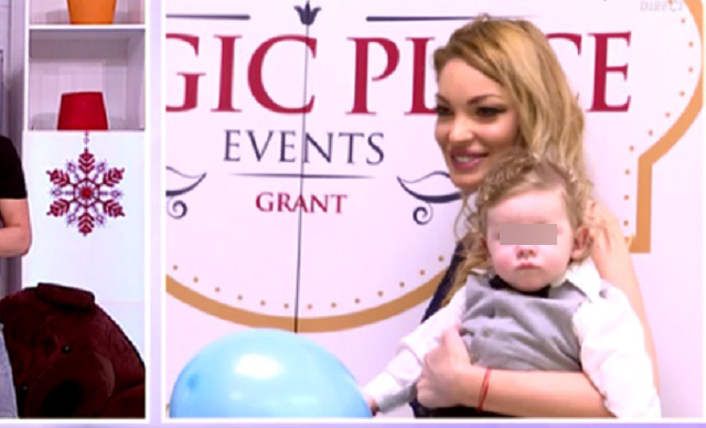 Valentina Pelinel a petrecut alături de fiul ei şi de familia lui Cristi Borcea.