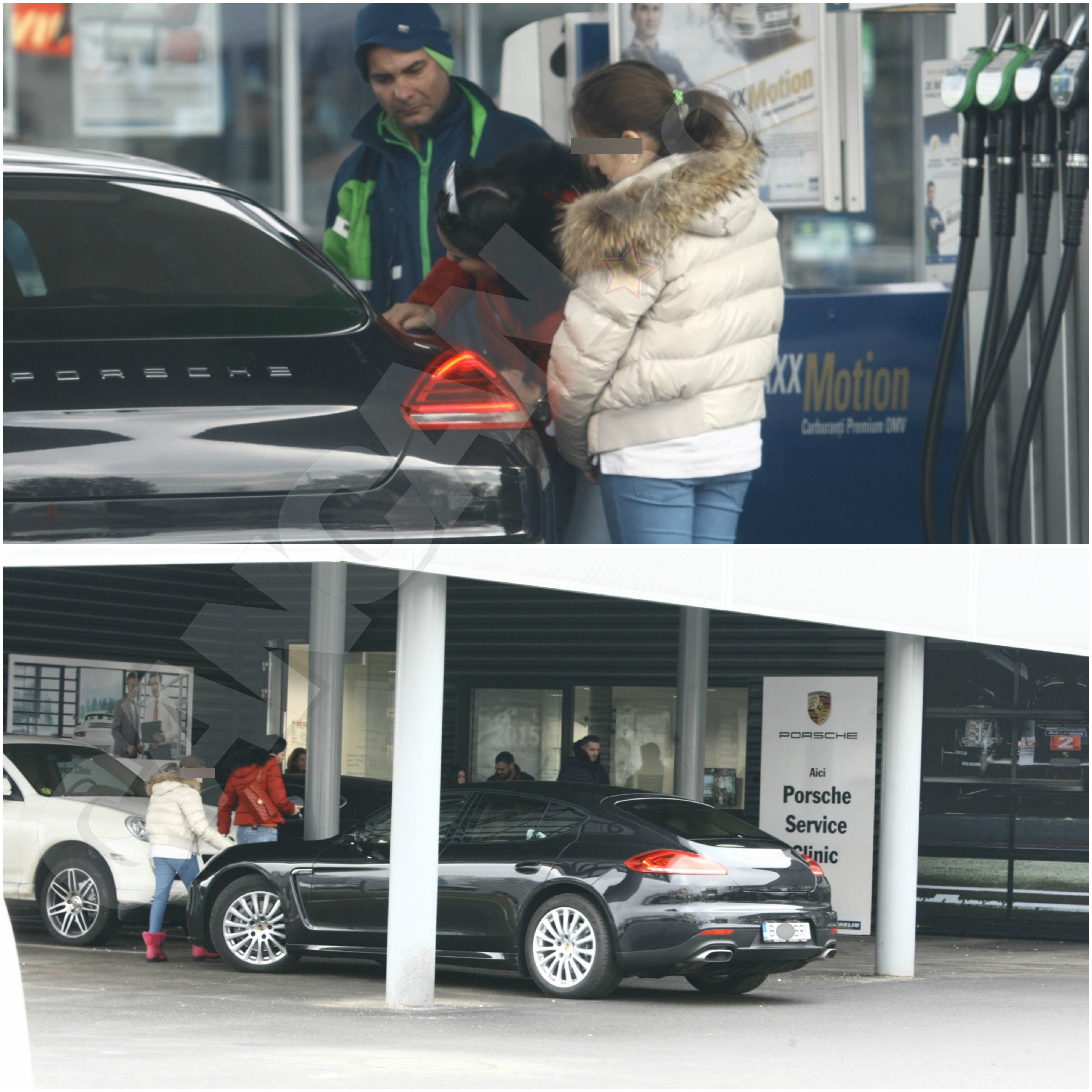 După ce a rupt capacul de la rezervorul maşinii, Brigitte a părăsit benzinăria fără să alimenteze şi a mers direct la reprezentanţa Porsche