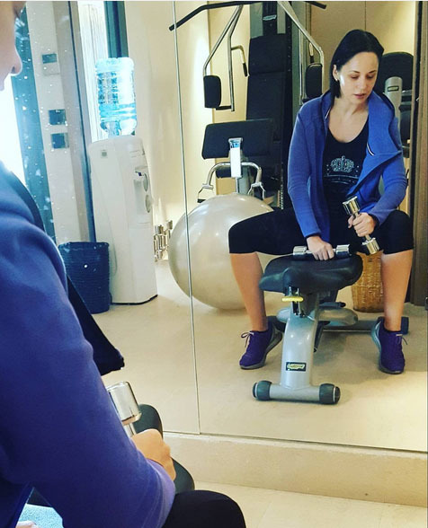 Andreea Marin duce un regim de viaţă foarte echilibrat, vedeta antrenându-se şi mâncând sănătos