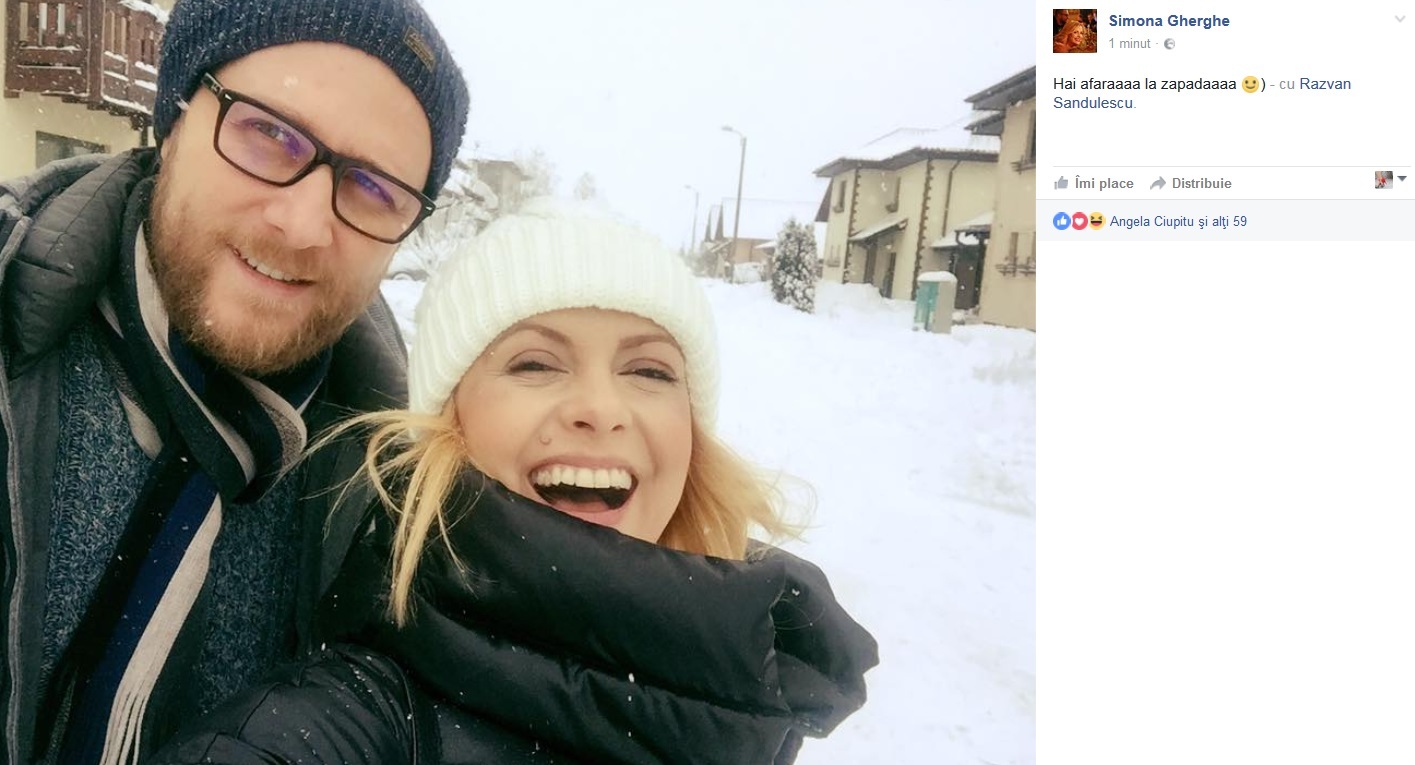 Simona Gherghe şi Răzvan Săndulescu, prima apariţie după ce au confirmat că vor deveni părinţi