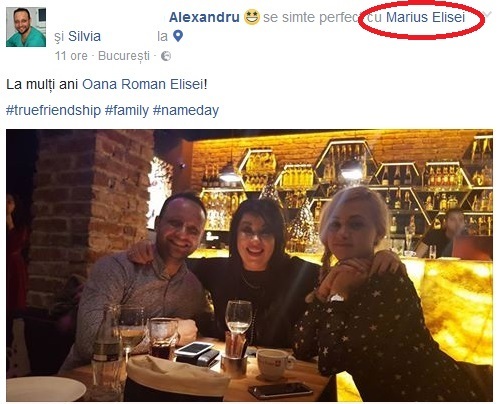 Marius Elisei a luat şi el parte la petrecere, dar s-a ţinut departe de aparatul de fotografiat