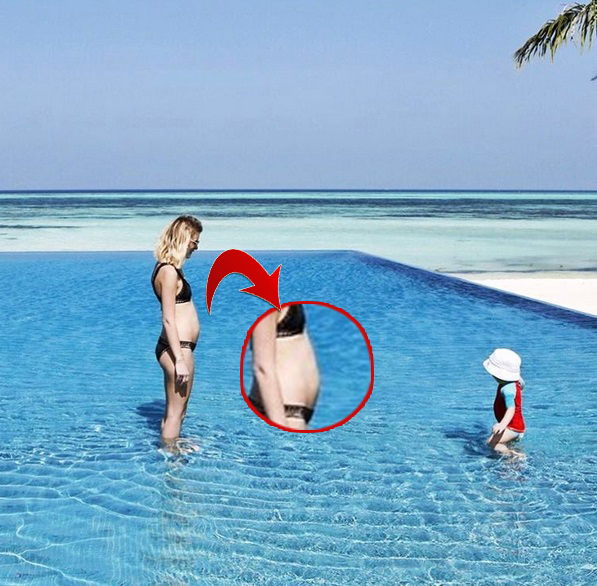 Ioana Blaj, soţia lui Ducu Ion, este însărcinată însă trece cu succes proba costumului de baie