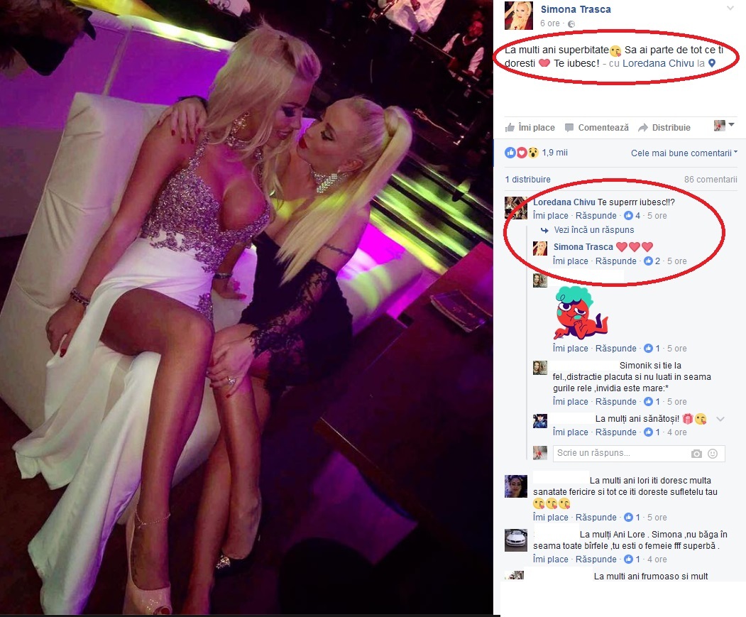 Simona Traşcă şi Loredana Chivu s-au lăsat pozate în ipostaze incitante