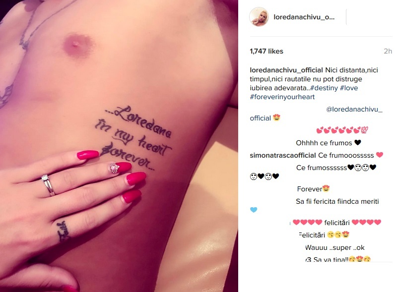 Loredana Chivu, prima poză cu iubitul ei