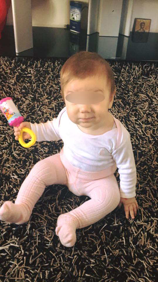 Andreea Tonciu este mândră de fetiţa ei, căreia îi dedică tot timpul.