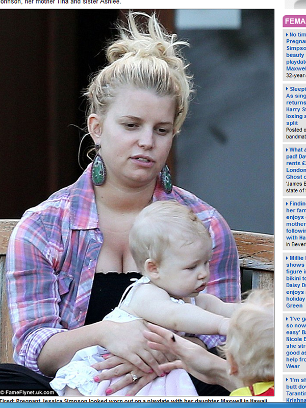 Nu ai s-o recunoşti fără machiaj! Uite-o pe Jessica Simpson complet naturală! E de speriat sau nu?