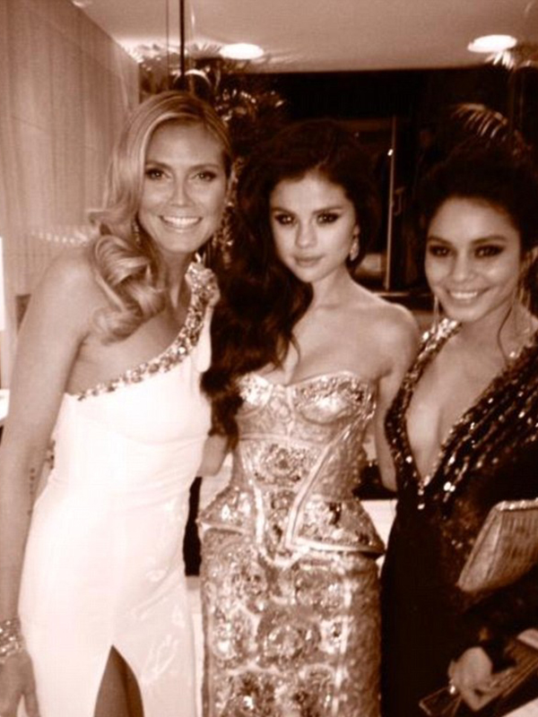 Heidi Klum împreună cu Selena Gomez şi Vanessa Hudgens