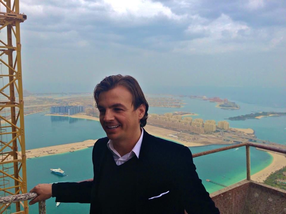 Gheorghe Seran a admirat Dubaiul de sus