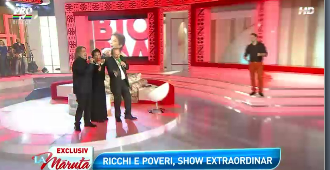 Ricchi e Poveri au cantat in emisiunea lui Maruta