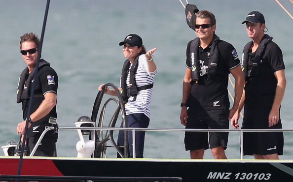 Kate a adoptat o tinuta lejera, in ton cu evenimentul (Foto: Getty Images)