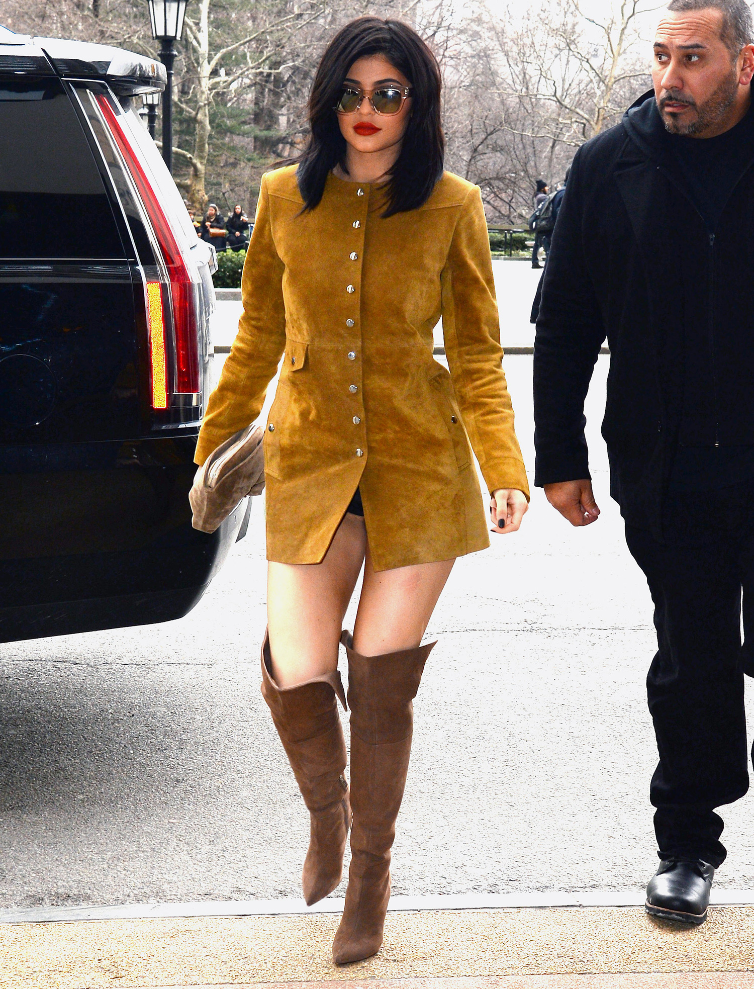 Kylie Jenner nu iese pe strada decat insotita de bodyguardul personal