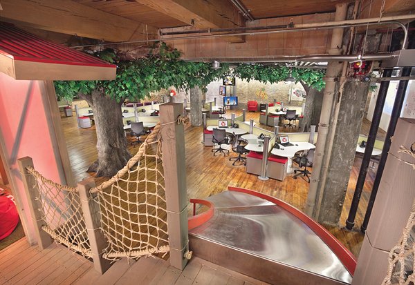 Parcul aventurii la birou? Sigur, de ce nu?