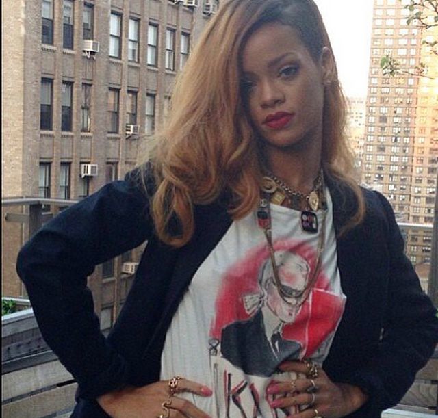 Aşa arată Rihanna acum. 