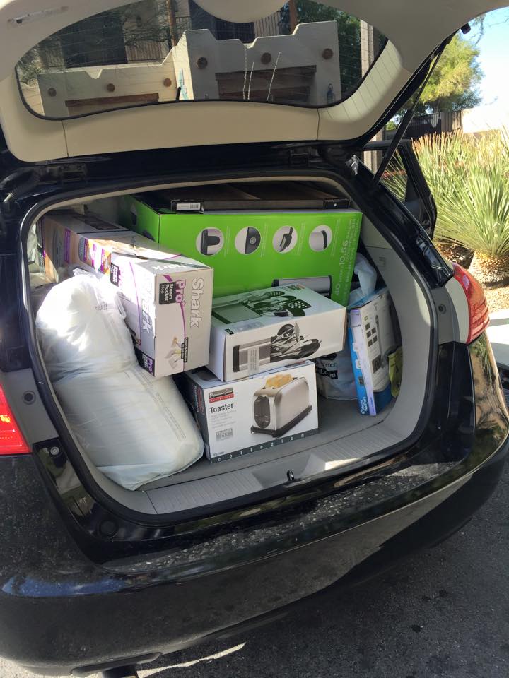 Anamaria Prodan si-a indesat portbagajul cu de toate