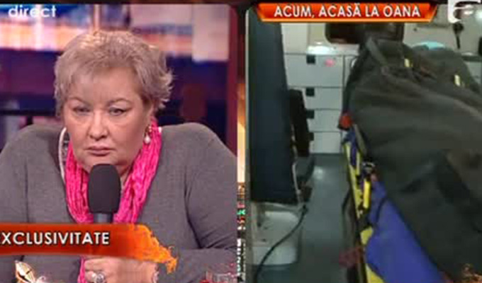 Marioara Zavoranu era in direct la Antena 1 cand Oana a chemat din nou ambulanta