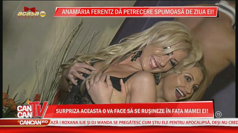 Anamaria Ferentz a primit o surpriză fierbinte de ziua ei. Cu mâinile pe sânii Natashei, a zis: