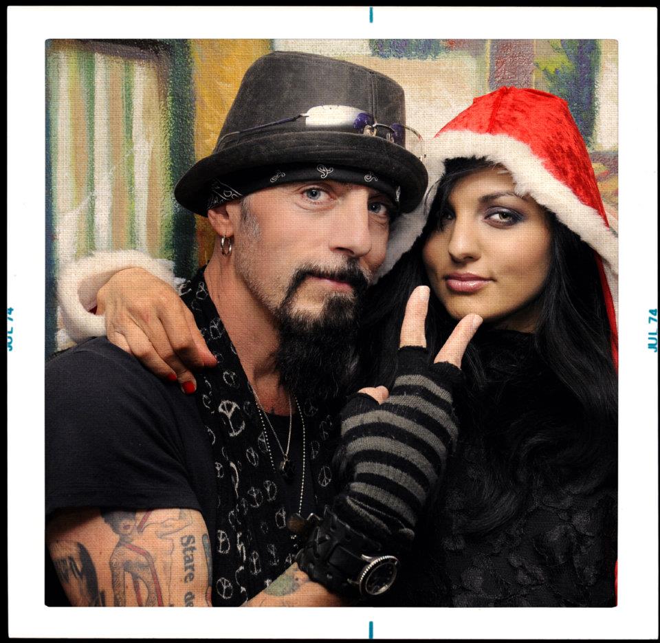 Daniela alaturi de sotul ei, Cristopher