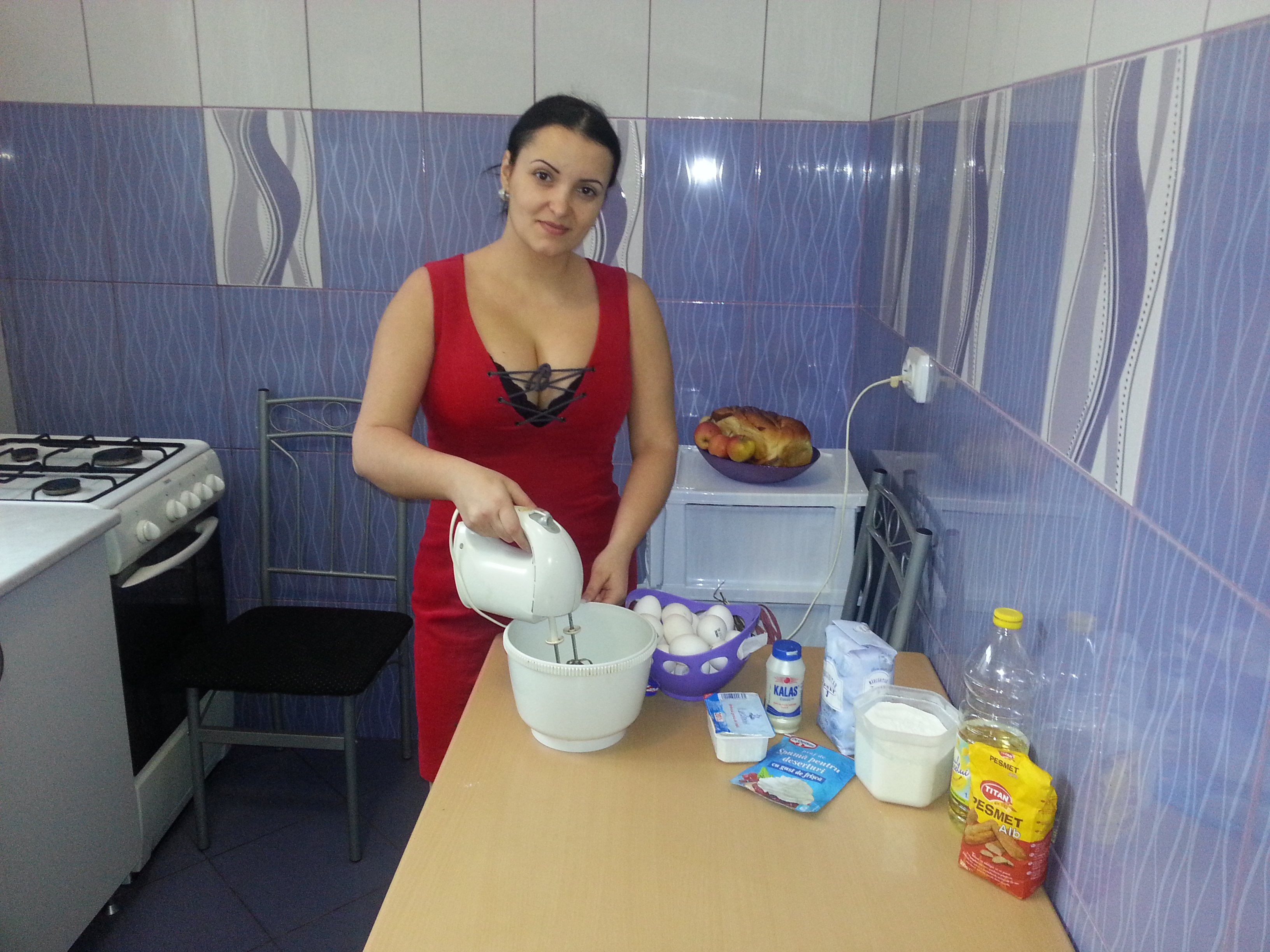 Silvana Raciu, in bucatarie