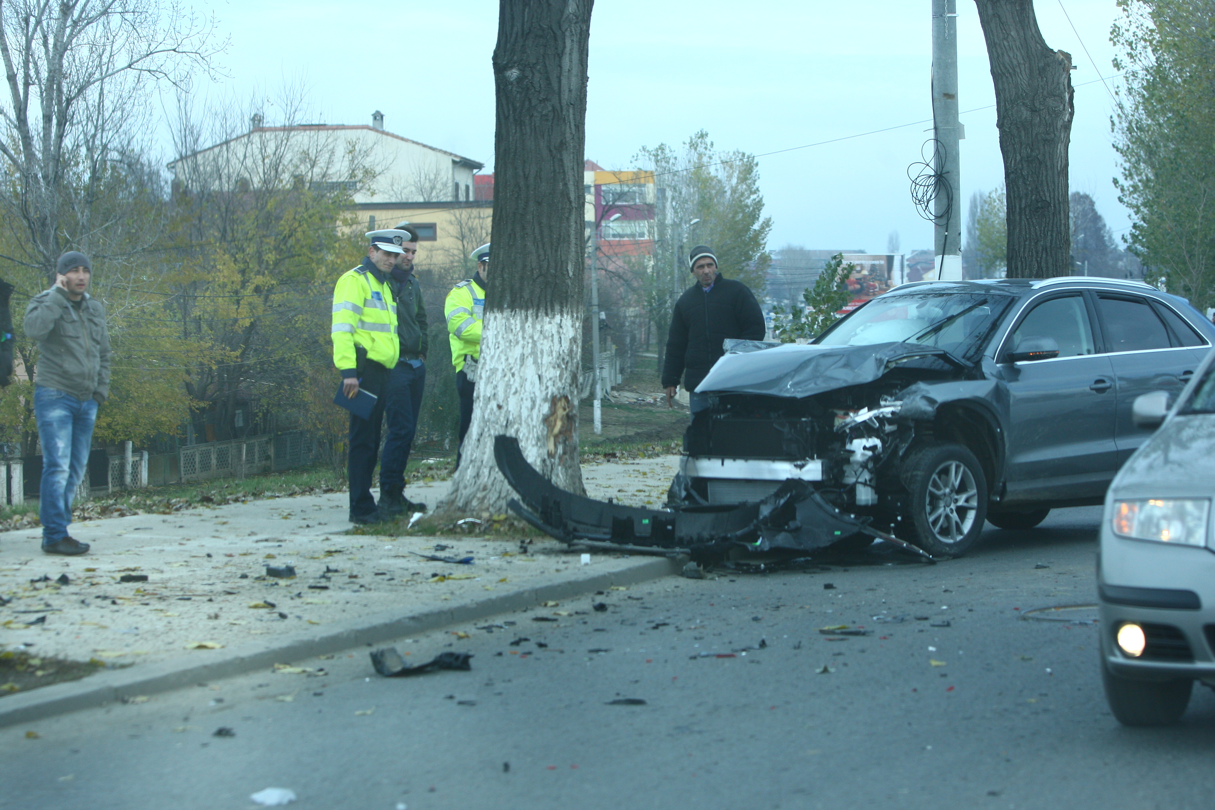 Masina din care a scapat cu viata este dauna totala