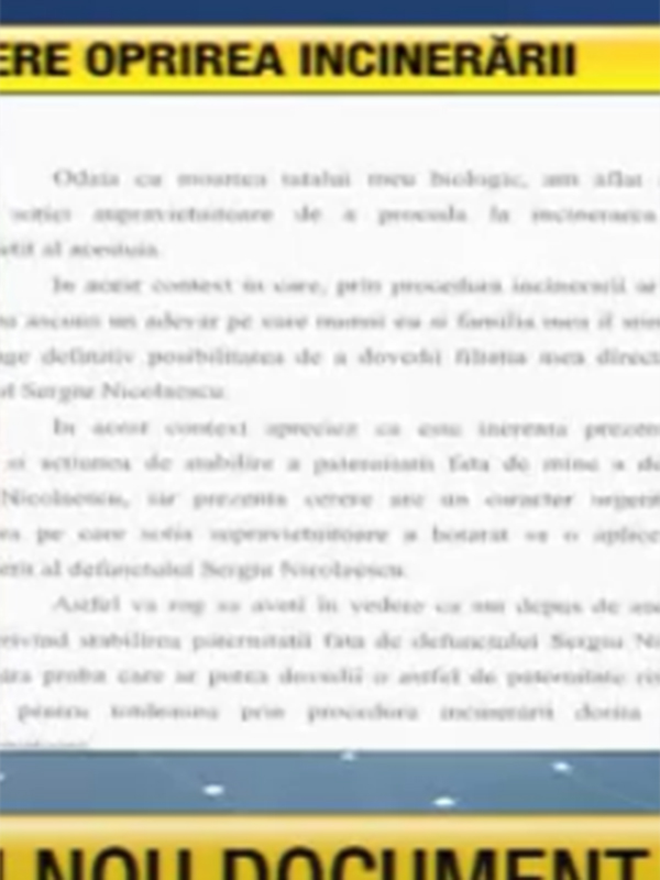 Scandal de proporţii înainte de incinerarea lui Sergiu Nicolaescu! Un document oficial opreşte această acţiune!