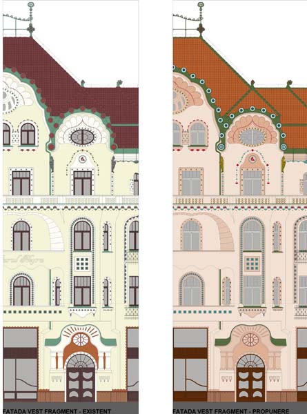 Arhitectul are obligatia sa redea in detaliu fosta glorie a cladirii