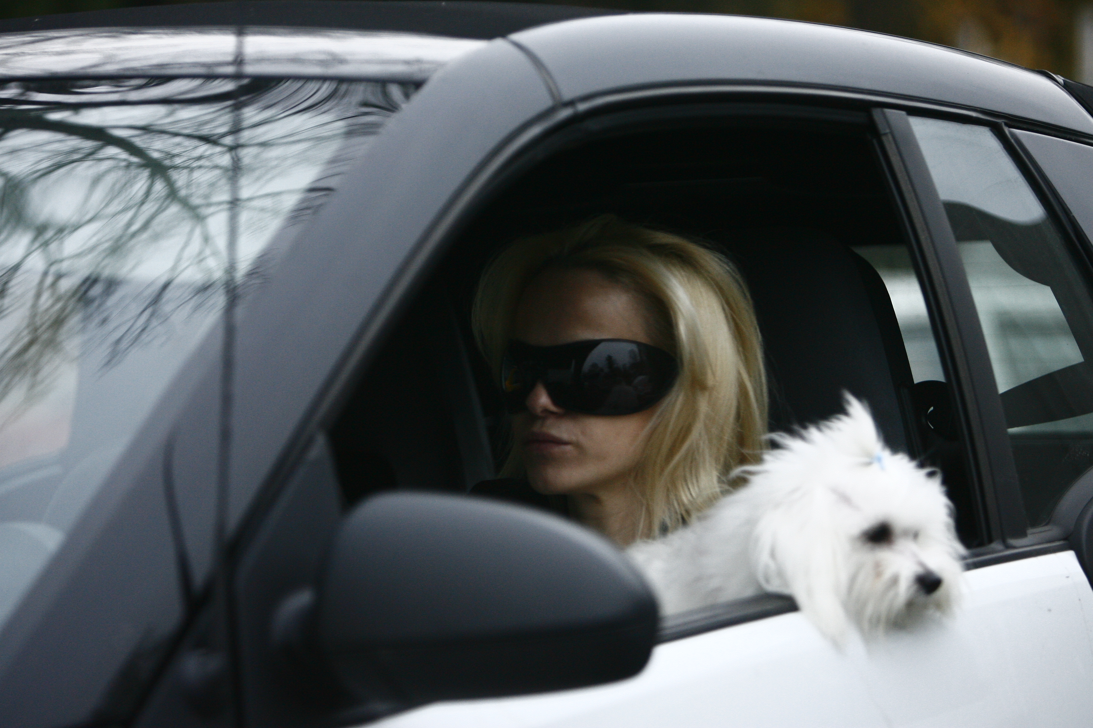 Anda Adam si catelul ei, Mercy, la care tine ca la ochii din cap