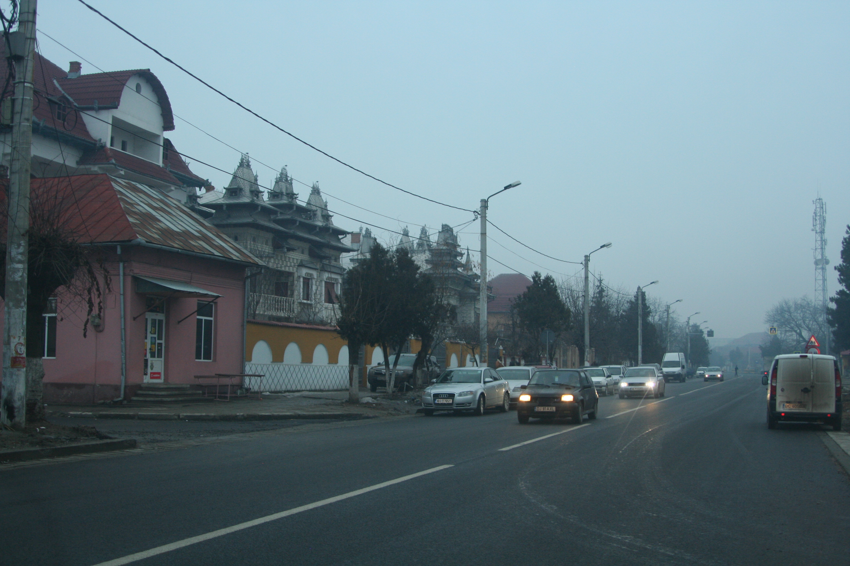 Masinile de lux ale bulibaselor s-au adunat in fata casei lui Leo