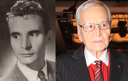 Maestrul Radu Beligan a implinit anul trecut 94 de ani. Alaturi, intr-o fotografie din anii '50