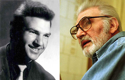 Regretatul actor Ilarion Ciobanu s-a stins din viata in urma cu patru ani. Alaturi, intr-o fotografie din anii '50, cand era si rugbist