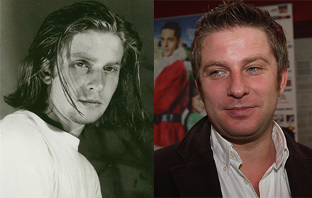 Pavel Bartos, aproape de nerecunoscut intr-o fotografie din adolescenta