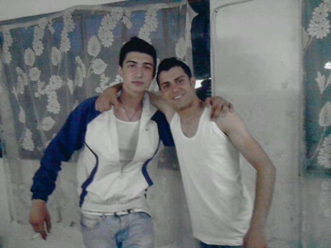 Cristi Serban impreuna cu cel pe care l-a omorat, Andrei Ungureanu